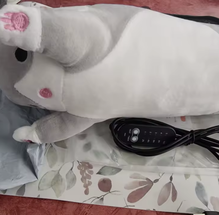 Almohada de gato con su mando de control - reseña Marta G.